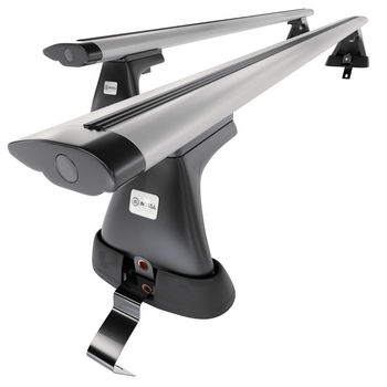 Taklasthållare till Renault Clio mk IV Kombikupé (2013-2019) - silver takräcke -