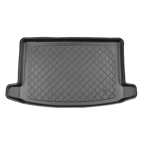 Bagagerumsmattor till Nissan Juke II F16 Crossover (09.2019-....) - övre bagagerum; modeller med rörligt bagagerumsgolv; ej till hybridversion