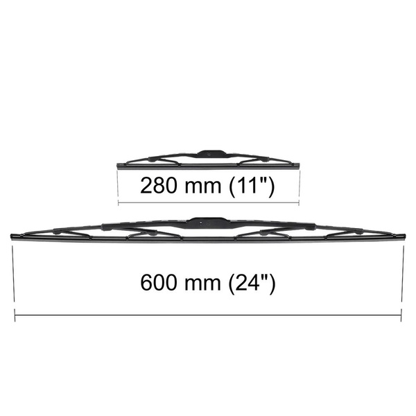 Vindrutetorkarblad till Mitsubishi Colt VI Kombikupé, Cabriolet (04.2004-04.2013) - standard torkarblad