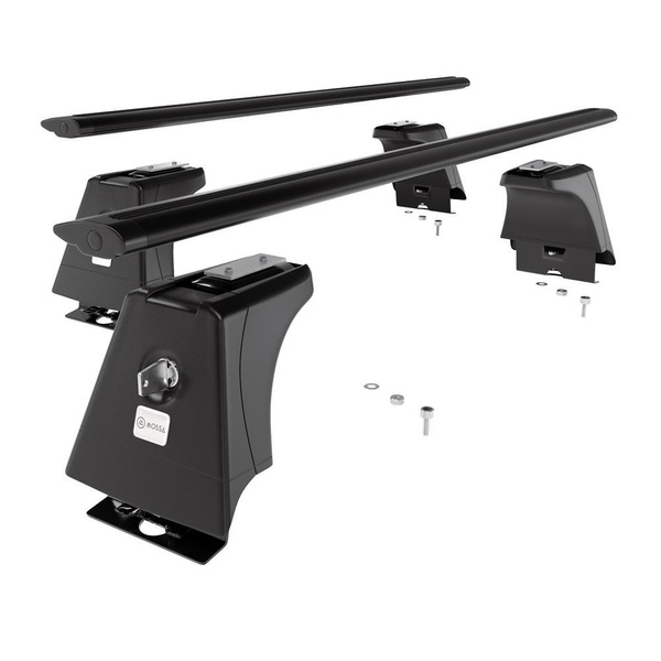 Taklasthållare till Fiat Ducato IV Skåpbil (2014-....) - svart takräcke - takhållare - fästpunkter - Aluminium