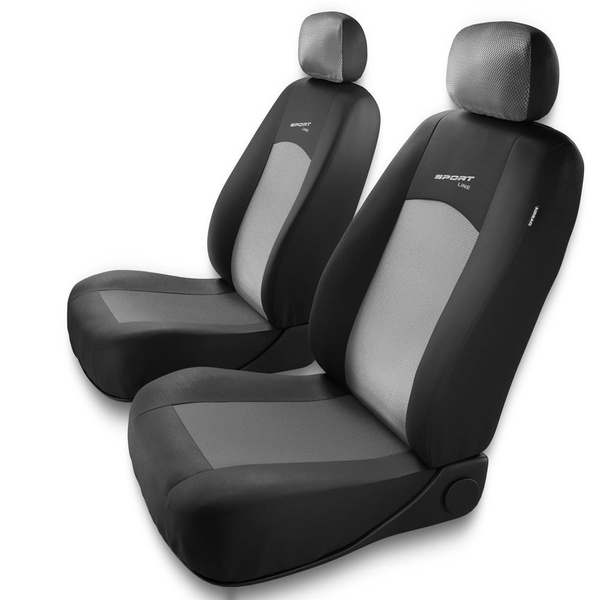 Universella sätesöverdrag till Toyota RAV4 I, II, III, IV, V (1994-....) - ljusgrå