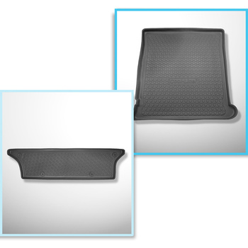 Sats bagagerumsmatta och bilmattor TPE PREMIUM måttillverkade till: Volkswagen S