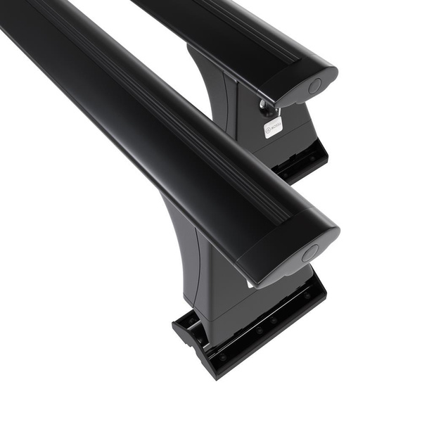 Taklasthållare till Peugeot 207 Kombikupé (2006-2012) - svart takräcke - takhållare - fästpunkter - Aluminium