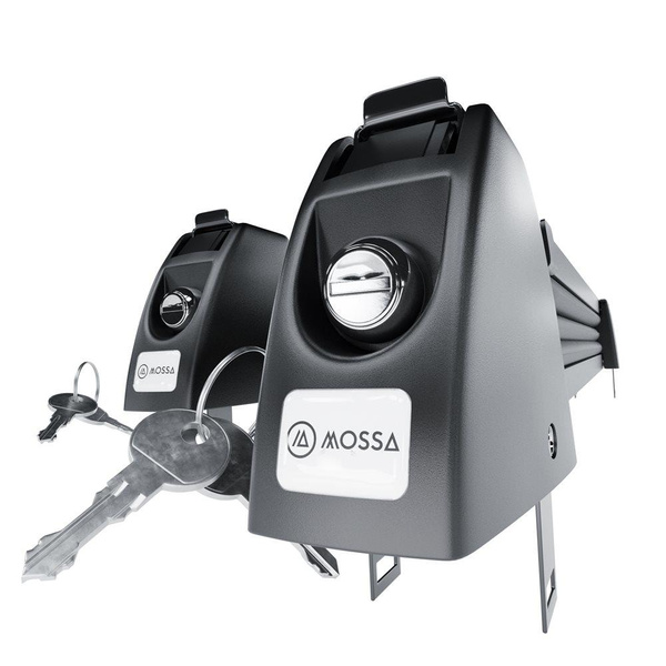 Skidhållare till taklasthållare - Ski rack M-7703 - svart - till 3 par skidor eller 2 snöbrädor