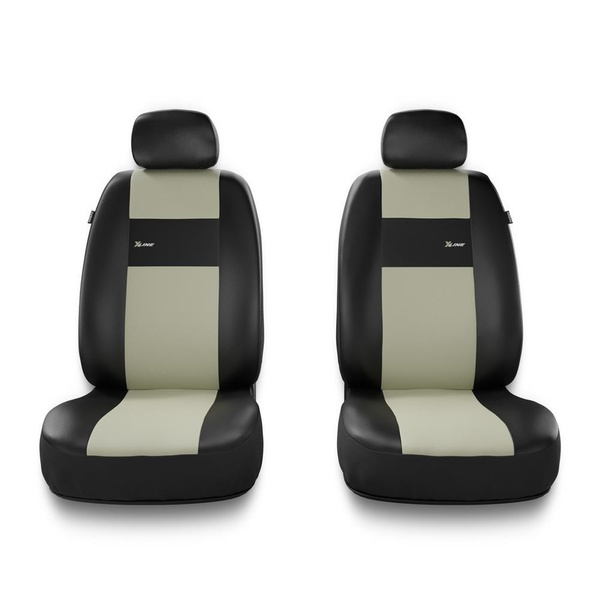 Universella sätesöverdrag till Citroen Nemo (2008-2015) - beige