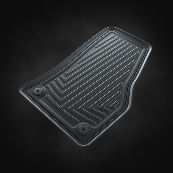 Gummimattor till bil Seat Leon III Kombikupé, Sportstourer (2012-2020) - svart - 4 st.