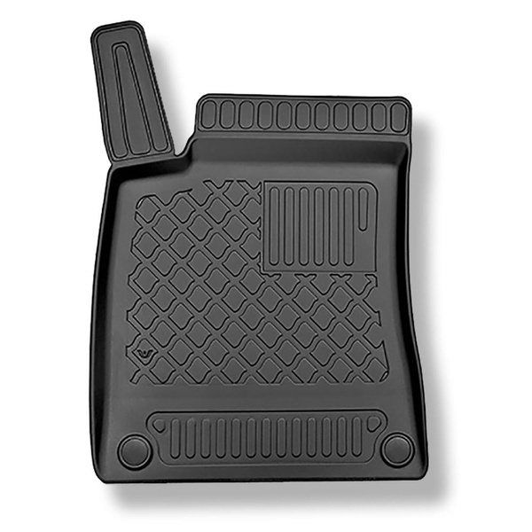 Sats bagagerumsmatta och bilmattor TPE måttillverkade till: Mercedes-Benz GLB X247 SUV (11.2019-....) - 5 platser; övre bagagerum; rörligt golv i översta läget; 7 platser; utan tredje raden