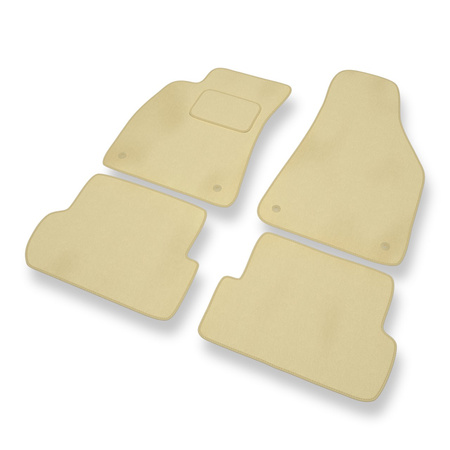 Velourmattor till Audi A4 II B6 (2000-2005) - beige