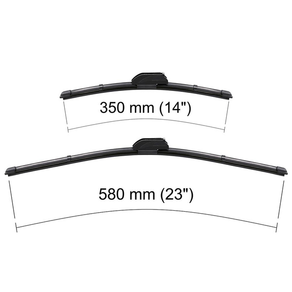 Vindrutetorkarblad till Nissan Juke Crossover (07.2010-2019) - platta torkarblad