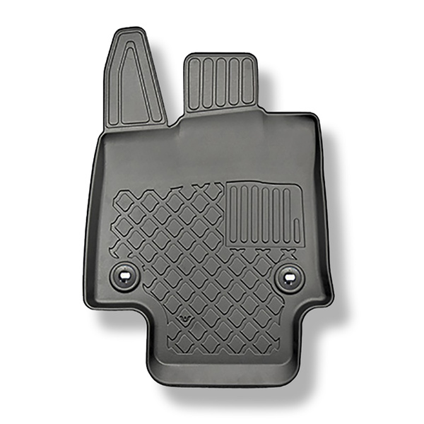 Sats bagagerumsmatta och bilmattor TPE måttillverkade till: Toyota RAV4 V SUV (01.2019-....) - 5 platser; övre bagagerum; med / utan subwoofer; även till hybrid; med automatisk växellåda