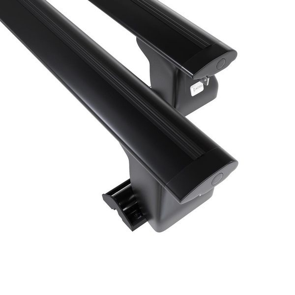 Taklasthållare till Jeep Commander SUV (2006-2010) - svart takräcke - takhållare - T-profil - Aluminium