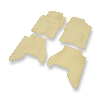Velourmattor till Nissan Pathfinder R51 SUV (2005-2014) - beige