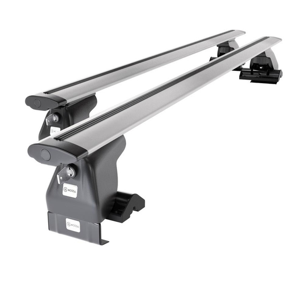 Taklasthållare till Ford Fusion Minibuss (2002-2013) - silver takräcke - takhållare -utan fästelement - Aluminium