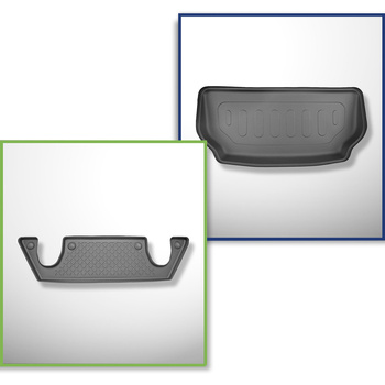 Sats bagagerumsmatta och bilmattor TPE måttillverkade till: Tesla Model X SUV (0