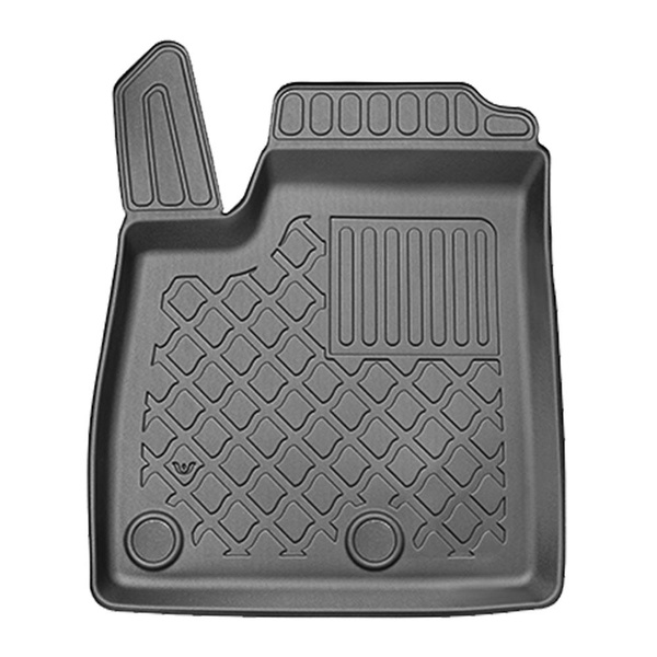 Sats bagagerumsmatta och bilmattor TPE måttillverkade till: Renault Austral Mild Hybrid SUV (12.2022-....) - 5 platser; övre bagagerum (jämn inlastningströskel); rörligt golv i översta läget