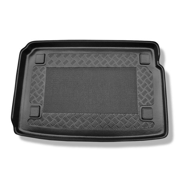 Bagagerumsmattor till Citroen Nemo Skåpbil (06.2008-01.2016) - 5 platser; plåt på bagagerummets sidoväggar