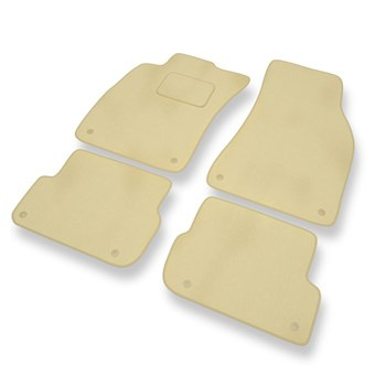 Velourmattor till Audi A6 III C6 FL (2006-2011) - beige