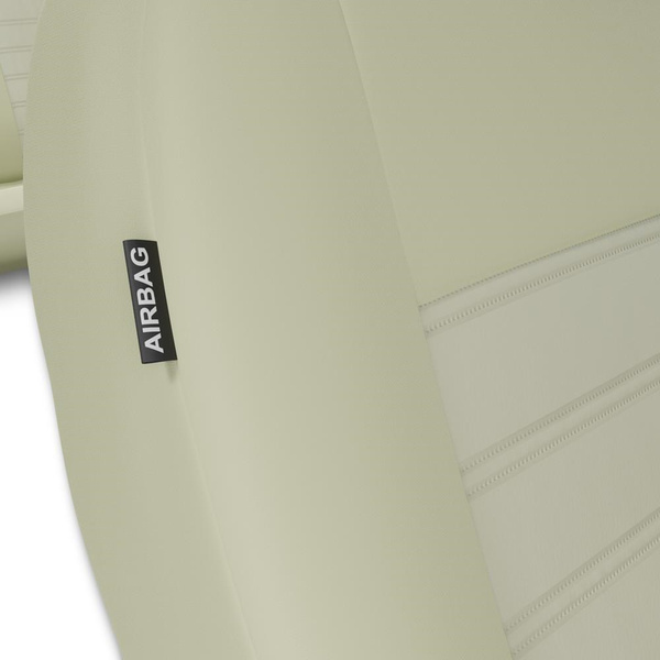 Universella sätesöverdrag till Audi Q5 I, II (2008-2019) - Typ 2 (beige)