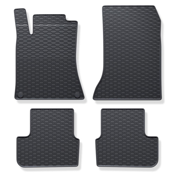 Gummimattor till bil Mercedes-Benz B-klass W246 Sports Tourer (2011-2018) - svart - 4 st.