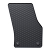 Gummimattor till bil Audi Q3 II SUV (2018-....) - svart - 4 st.