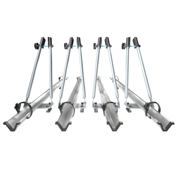 Takmonterad cykelhållare av aluminium - 4xM-42