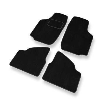Velourmattor till Opel Corsa C Kombikupé, Sedan, Skåpbil (2000-2006) - svarta