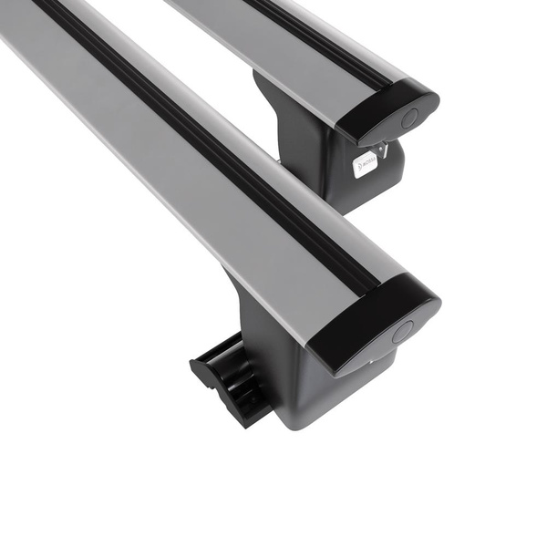 Taklasthållare till Renault Trafic Skåpbil (2001-2006) - silver takräcke - takhållare -fästpunkter - Aluminium