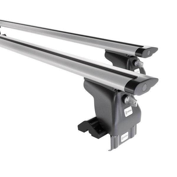 Taklasthållare till Ford Focus mk I Kombi (1998-2004) - silver takräcke - takhållare -utan fästelement - Aluminium