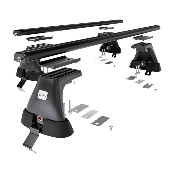 Taklasthållare till Skoda Fabia mk III Kombikupé (2015-2021) - svart takräcke - takhållare - utan fästelement - Aluminium