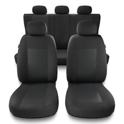 Universella sätesöverdrag till Seat Arona (2017-2019) - Typ 3 (grå)