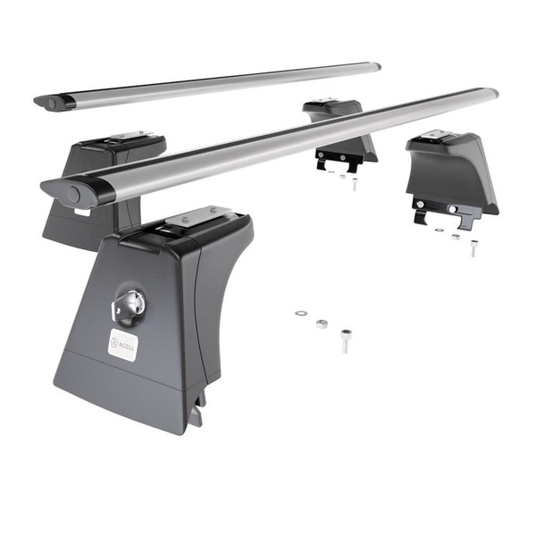 Taklasthållare till Chevrolet Orlando Minibuss (2011-2018) - silver takräcke - takhållare -fästpunkter - Aluminium