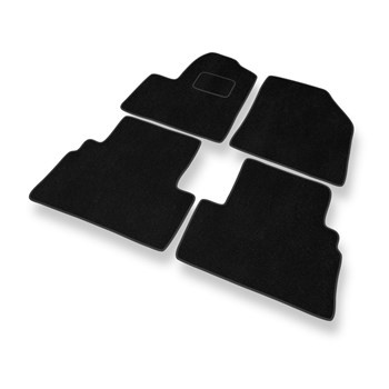 Velourmattor till Ford Transit Connect Skåpbil (2003-2014) 5-personers - svarta