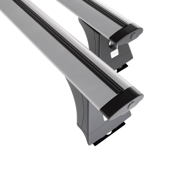 Taklasthållare till Iveco Daily V (short) Bus (2011-2014) - silver takräcke - takhållare -fästpunkter - Aluminium