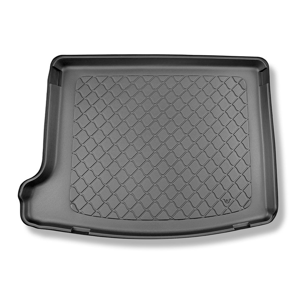 Bagagerumsmattor till Jeep Compass II MP 4xe Plug-in Hybrid SUV (07.2020-....) - övre bagagerum; rörligt golv i översta läget