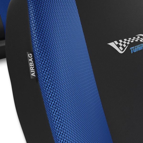 Universella sätesöverdrag till Volkswagen Polo III, IV, V, VI (1994-....) - blå