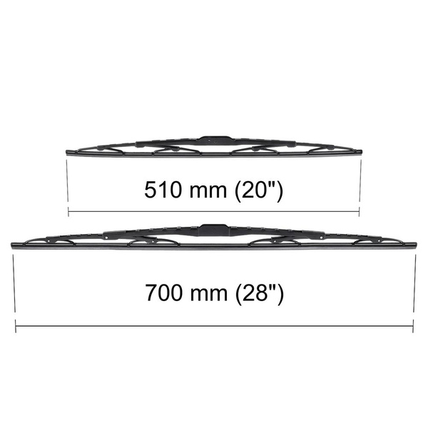Vindrutetorkarblad till Fiat Scudo II Kombi (01.2007-2016) - standard torkarblad