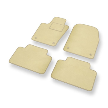 Velourmattor till Jeep Grand Cherokee IV SUV (2010-2021) - beige