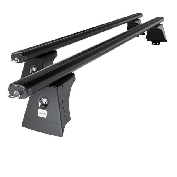 Taklasthållare till Suzuki Across SUV (2021-....) - svart takräcke - takhållare - integrerad reling - Aluminium