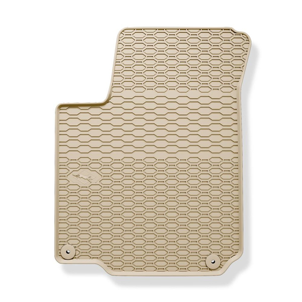 Gummimattor till bil Volkswagen New Beetle Kombikupé, Cabriolet (1998-2010) - beige - 4 st.