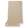 Gummimattor till bil Mercedes-Benz C-klass W205 Kombi, Limousine (2013-2021) - beige - 4 st.