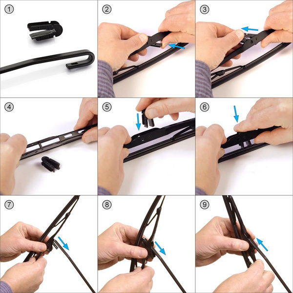 Vindrutetorkarblad till Citroen C-Crosser SUV (09.2007-01.2013) - standard torkarblad