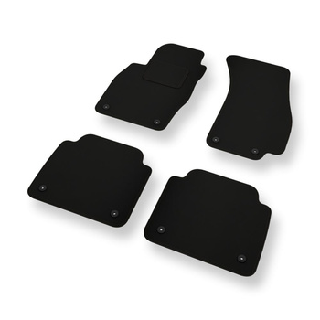 Filtmattor till Audi A8 IV D5 Sedan (2017-....) kort version - svarta