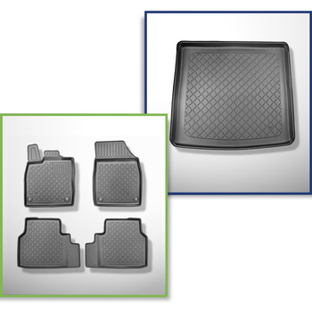 Sats bagagerumsmatta och bilmattor TPE måttillverkade till: Volkswagen ID.4 SUV 