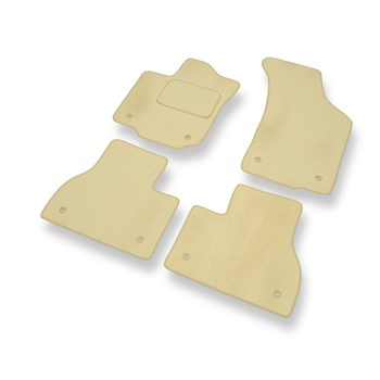 Velourmattor till Volkswagen Phaeton (kort version) (2002-2016) - beige