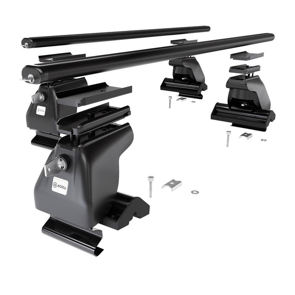 Taklasthållare till Chrysler PT Cruiser Minibuss (2001-2010) - svart takräcke - takhållare - utan fästelement - Aluminium