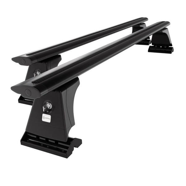 Taklasthållare till Peugeot 207 Kombikupé (2006-2012) - svart takräcke - takhållare - fästpunkter - Aluminium