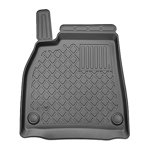 Sats bagagerumsmatta och bilmattor TPE måttillverkade till: Tesla Model S Facelift II Kupé (01.2021-....) - bakre bagagerum