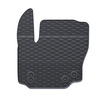 Gummimattor till bil Ford S-Max I Minibuss (2006-2015) - svart - 3 st.