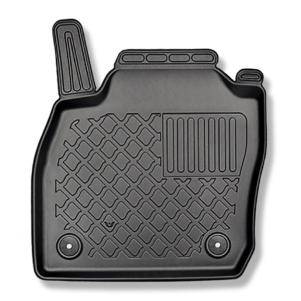 Sats bagagerumsmatta och bilmattor TPE måttillverkade till: Volkswagen T-Cross Crossover (04.2019-....) - nedre bagagerum; rörligt golv i nedersta läget