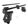 Taklasthållare till Fiat Ducato IV Skåpbil (2014-....) - svart takräcke - takhållare - fästpunkter - Aluminium